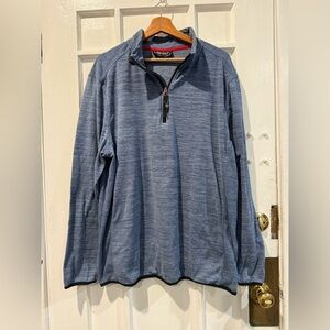 Avalanche Blue Quarter-Zip Men's Sweater